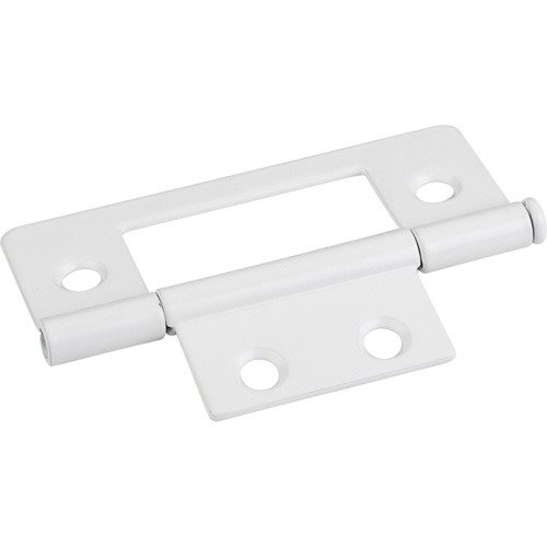 4 Hole 3" Loose Pin Non-mortise Hinge in Dull White