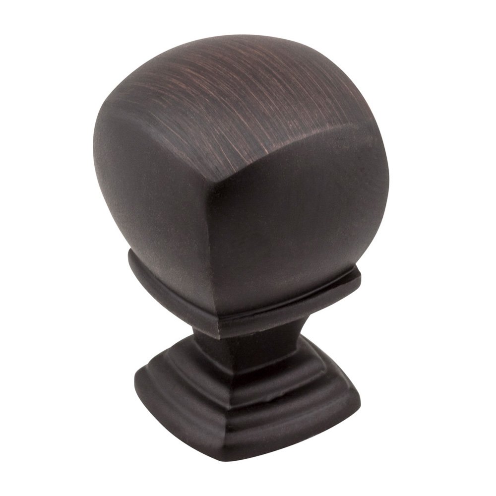 7/8" Overall Length Cabinet Knob in Brushed Oil Rubbed Bronze