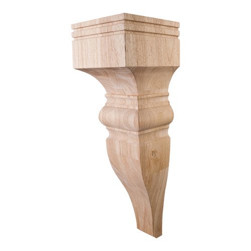 22" Baroque Traditional Corbel in Cherry Wood