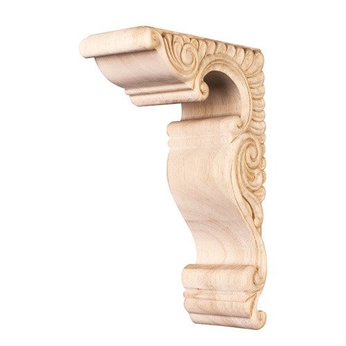 8" Basque Traditional Corbel in Hard Maple Wood