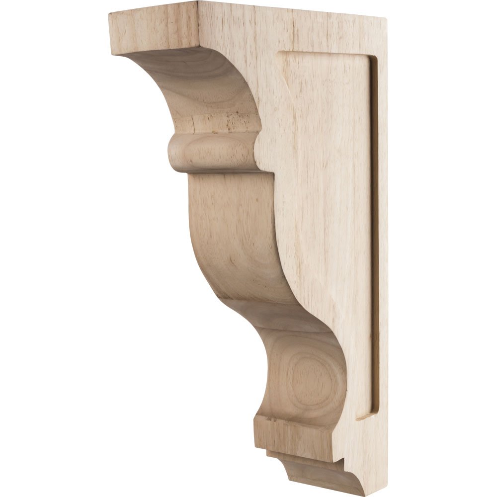 3" x 8" x 14" Transitional Contour Corbel in Cherry Wood