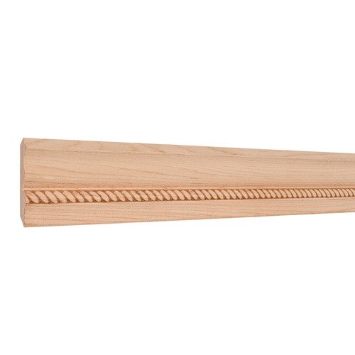 2-3/4" x 1/2" Rope Embossed Moulding in Maple Wood (8 Linear Feet)
