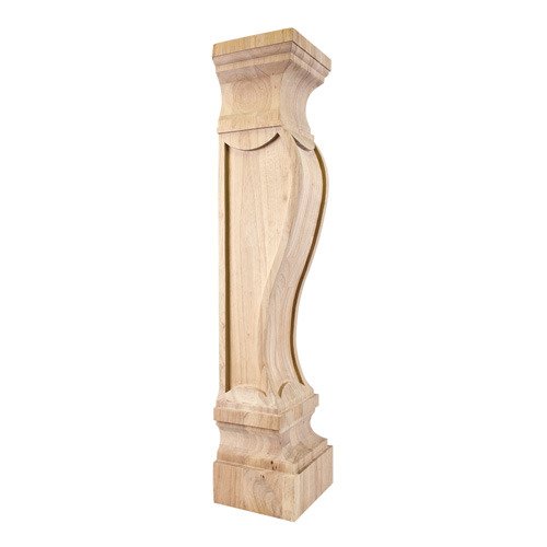 German Romanesque Transitional Fireplace Corbel in Cherry Wood