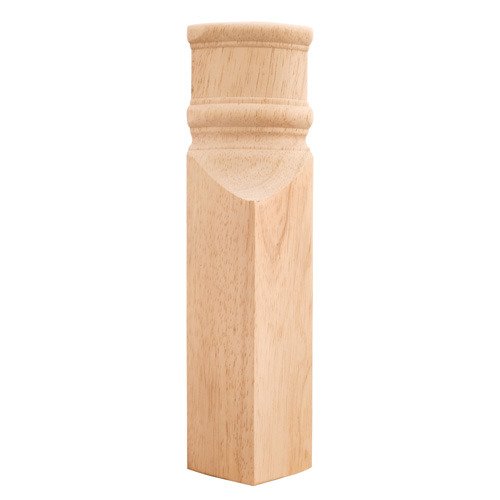 9 7/8" Traditional Transition Block in Rubberwood Wood