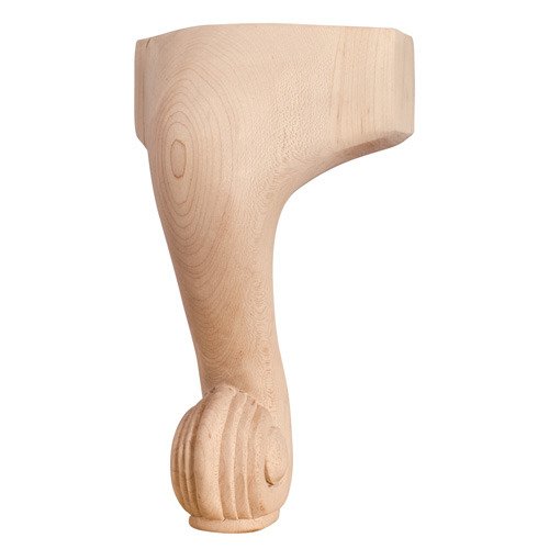 4 3/4" x 8" x 4 1/8" French Traditional Leg in Cherry Wood