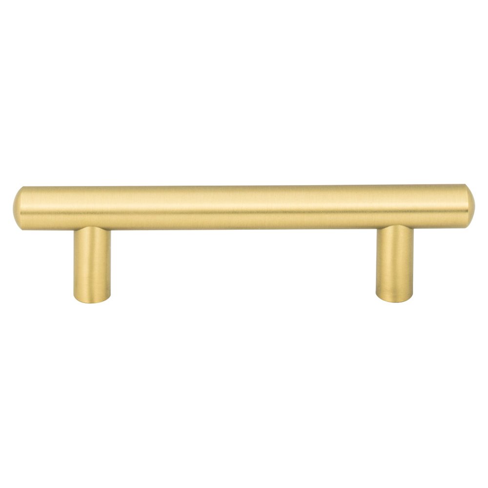 96mm Centers Cabinet Pull in Brushed Gold