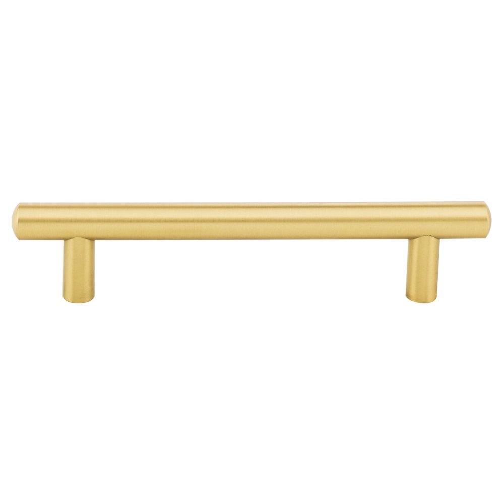 128mm Centers Cabinet Pull in Brushed Gold