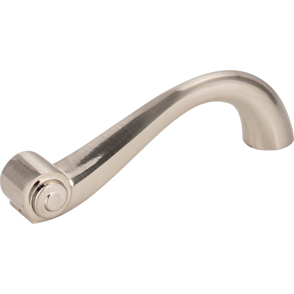 3 3/4" Centers Scroll Pull in Satin Nickel