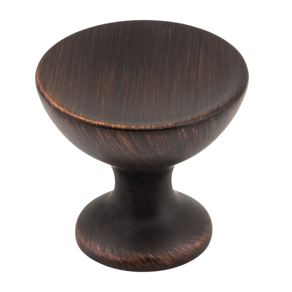 1 1/4" Round Knob in Brushed Oil Rubbed Bronze