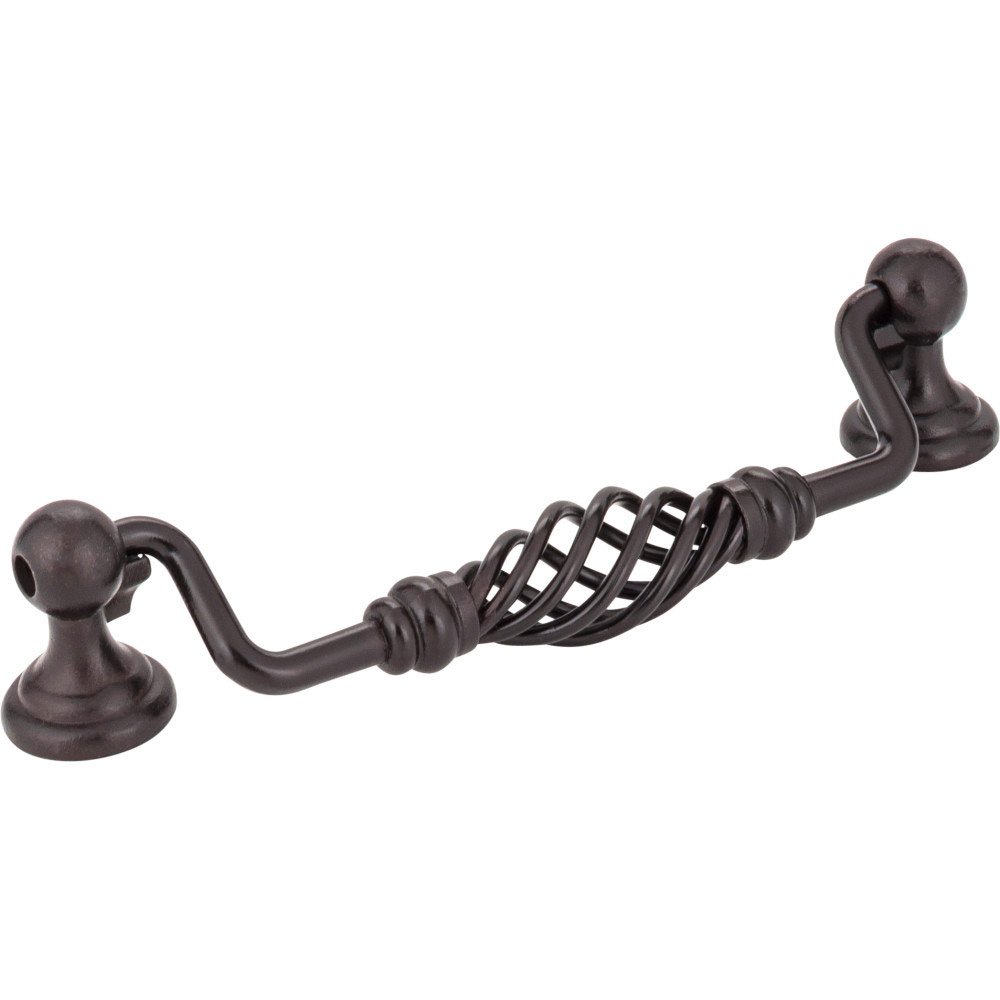 5" Centers Twisted Iron Pull in Gun Metal