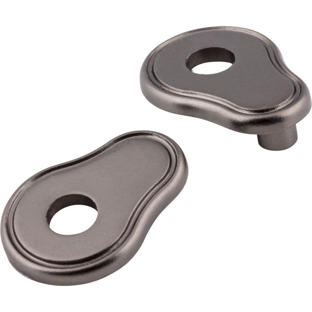 3" to 3 3/4" Transitional Adaptor Backplates in Brushed Pewter