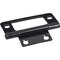 Hardware Resources - (50 PACK) 2" Fixed Pin Flat Back Non-mortise Hinge in Black