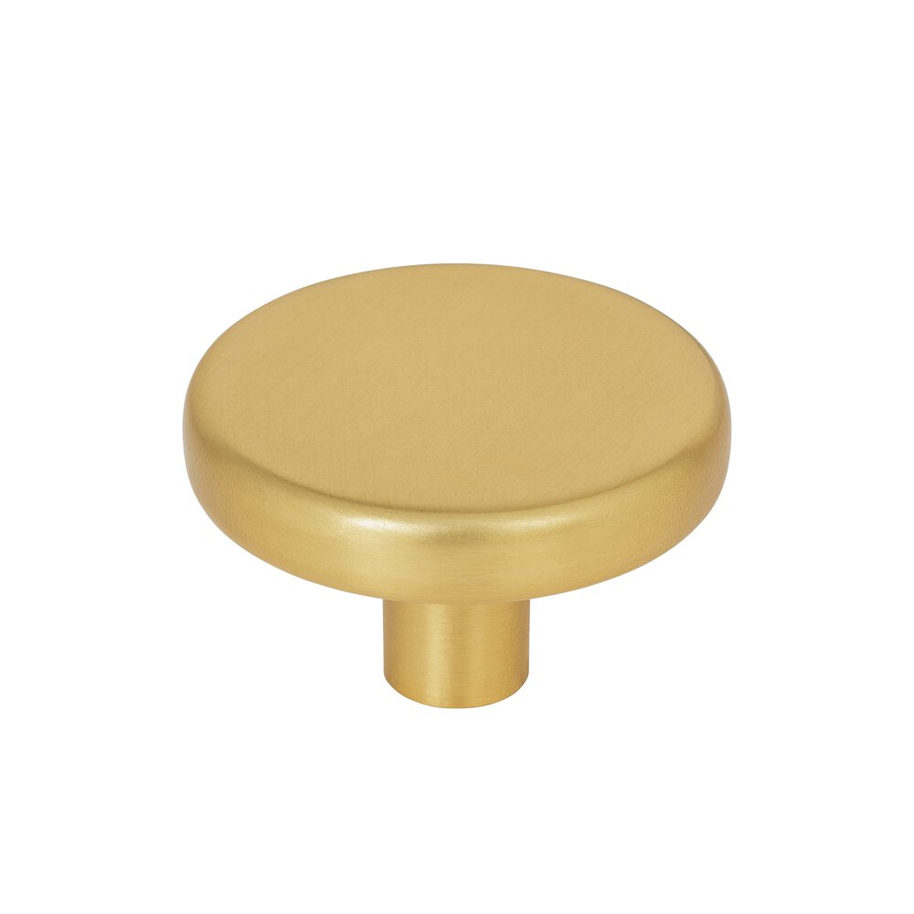 1 5/8" Diameter Knobs in Brushed Gold
