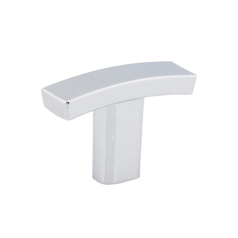 1 1/2" Long "T" Cabinet Knob in Polished Chrome