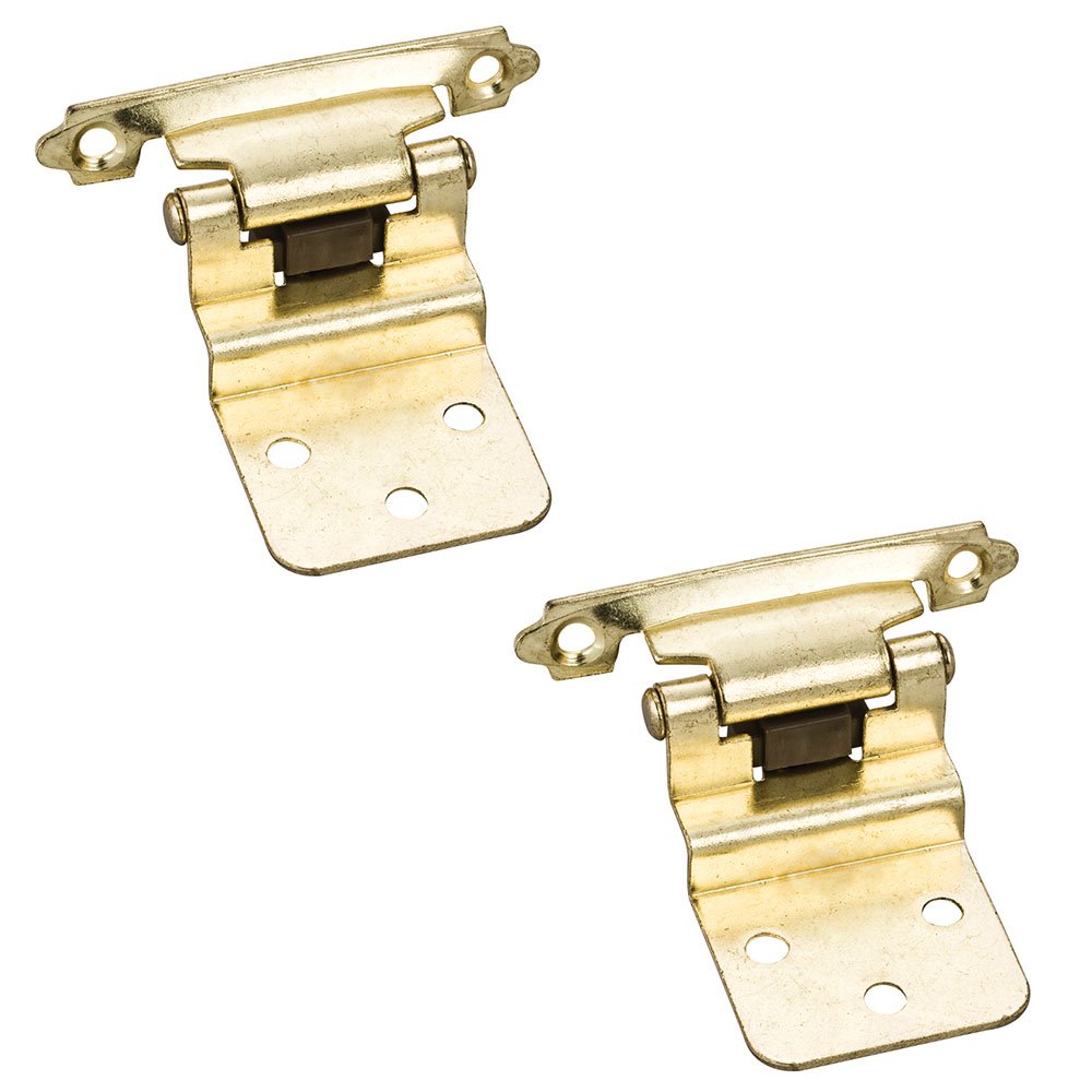 3/8 Inset hinge 1 Pr. in Polished Brass (PAIR)