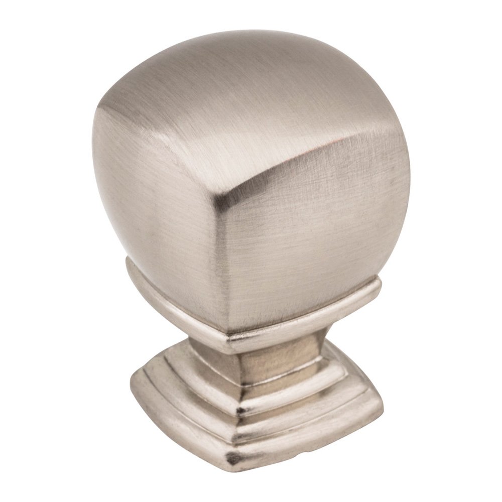 1" Overall Length Cabinet Knob in Satin Nickel
