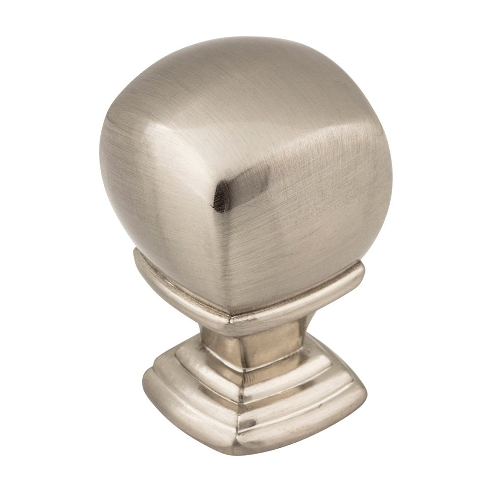 7/8" Overall Length Cabinet Knob in Satin Nickel