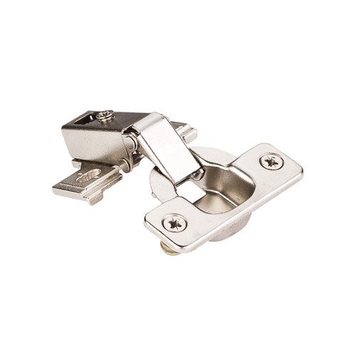 6-way Cam- Adjustable Face-Frame Hinge 3/4" Overlay With Dowels in Nickel