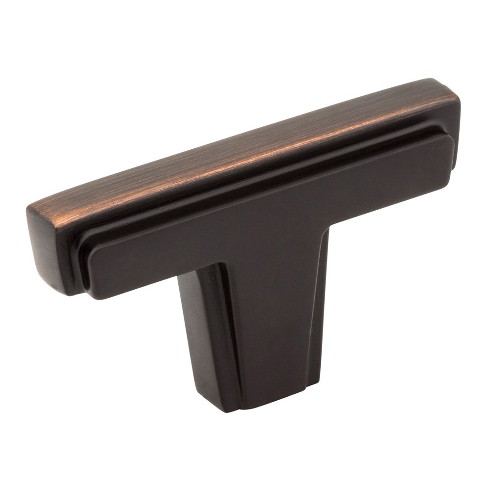 2" Knob in Brushed Oil Rubbed Bronze