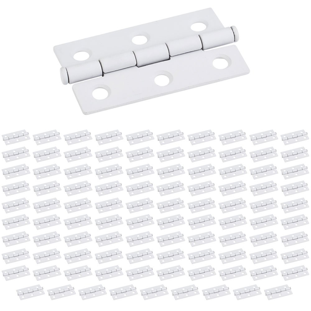 (100 PACK) 2-1/2" x 1-1/2" Swaged Butt Hinge in Prime Coat