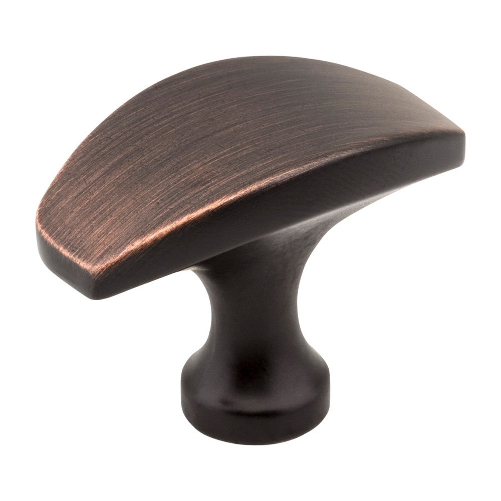 1 1/2" Overall Length Cabinet Knob in Brushed Oil Rubbed Bronze