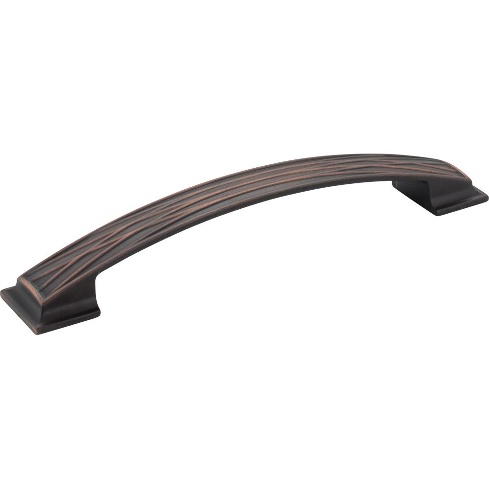 160mm Centers Lined Cabinet Pull in Brushed Oil Rubbed Bronze