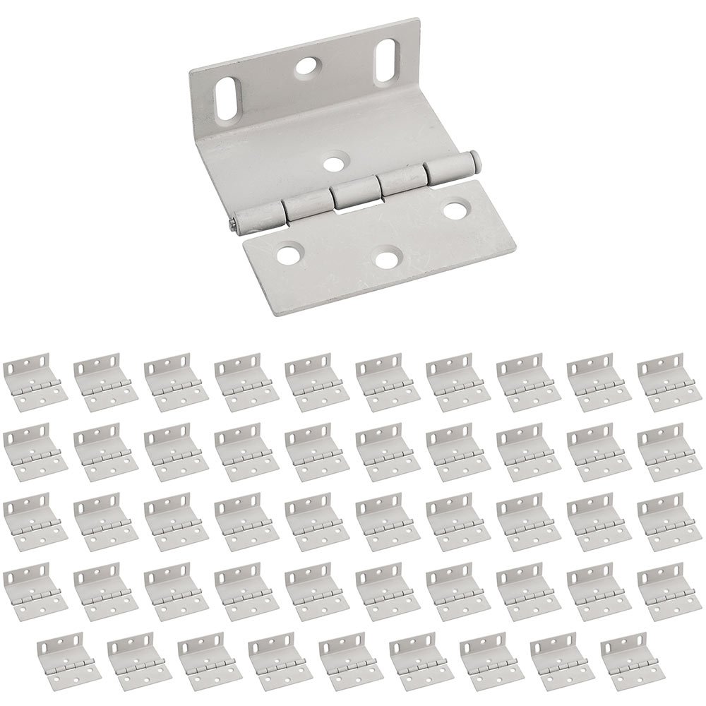 (50 PACK) 2-1/2" Wrap Around with Large Slotted Holes in Prime Coat