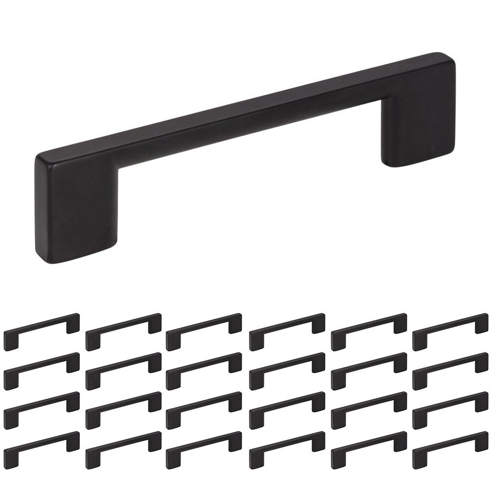25 Pack of 3 3/4" Centers Pull in Matte Black