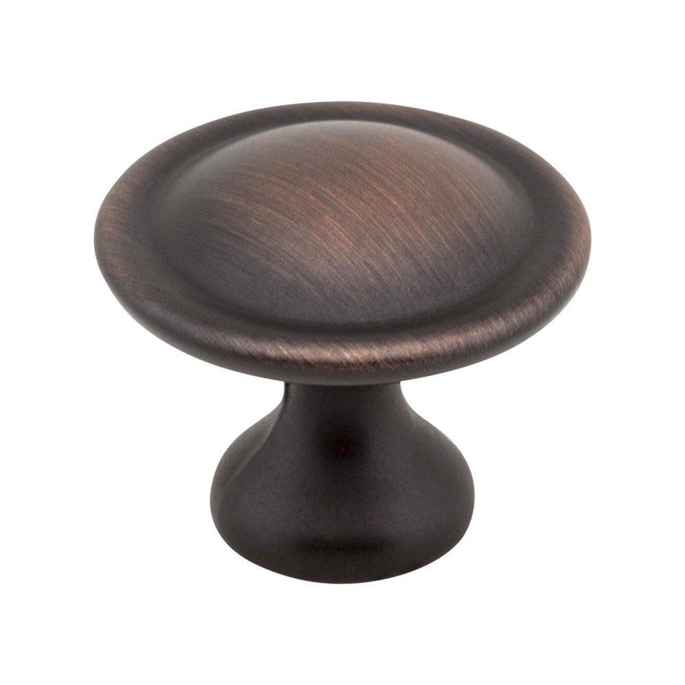 1 1/8" Round Knob in Brushed Oil Rubbed Bronze