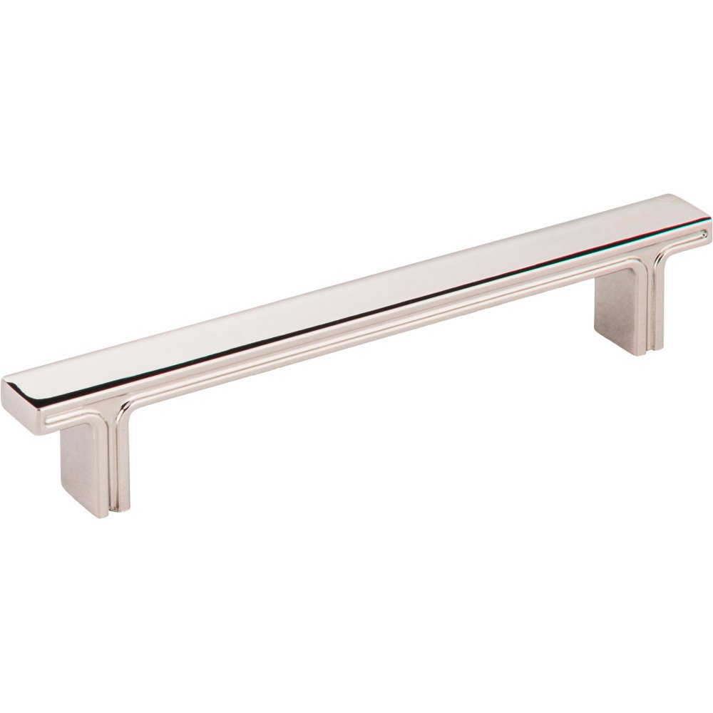 6 3/8" Overall Length Rectangle Cabinet Pull in Polished Nickel