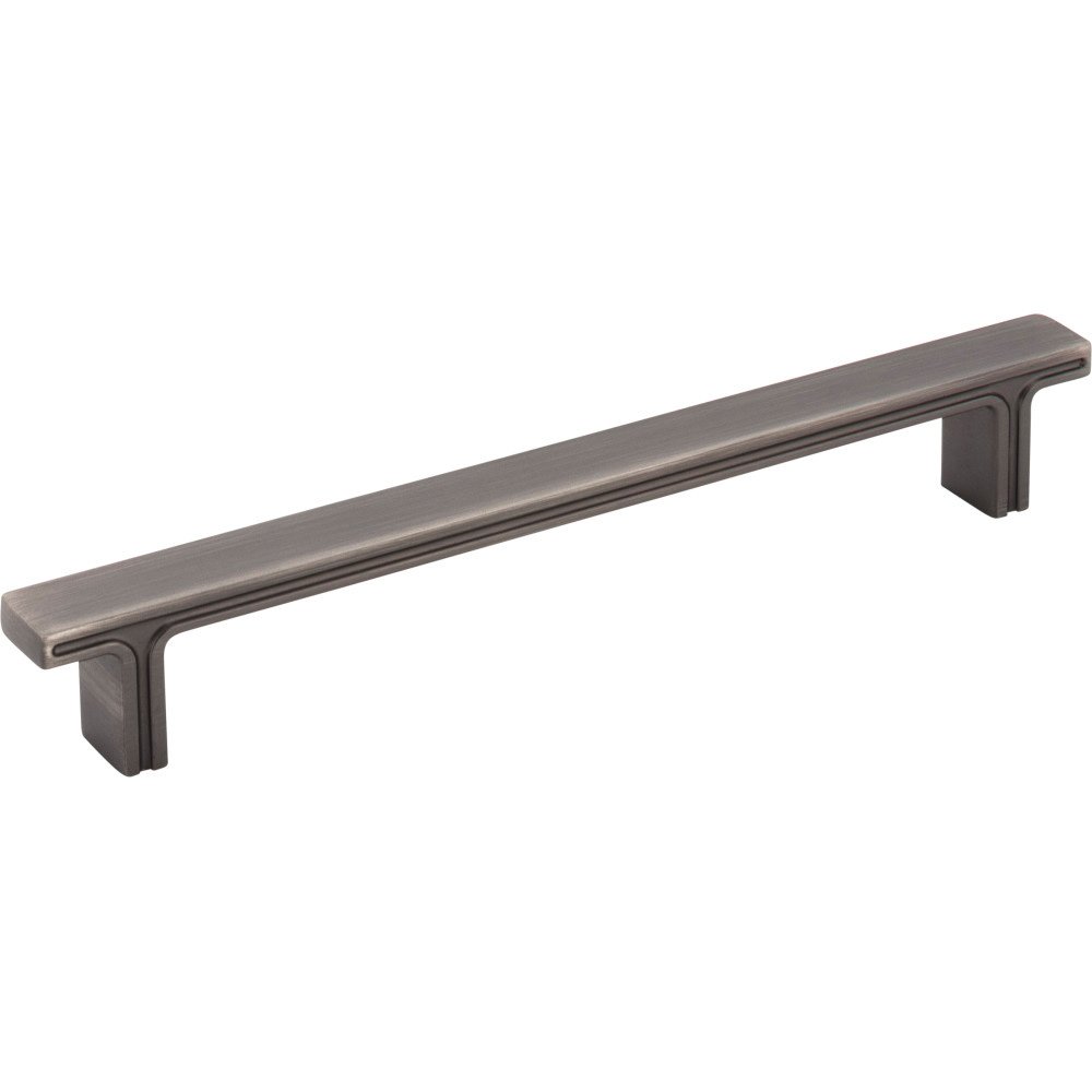 7 5/8" Overall Length Rectangle Cabinet Pull in Brushed Pewter
