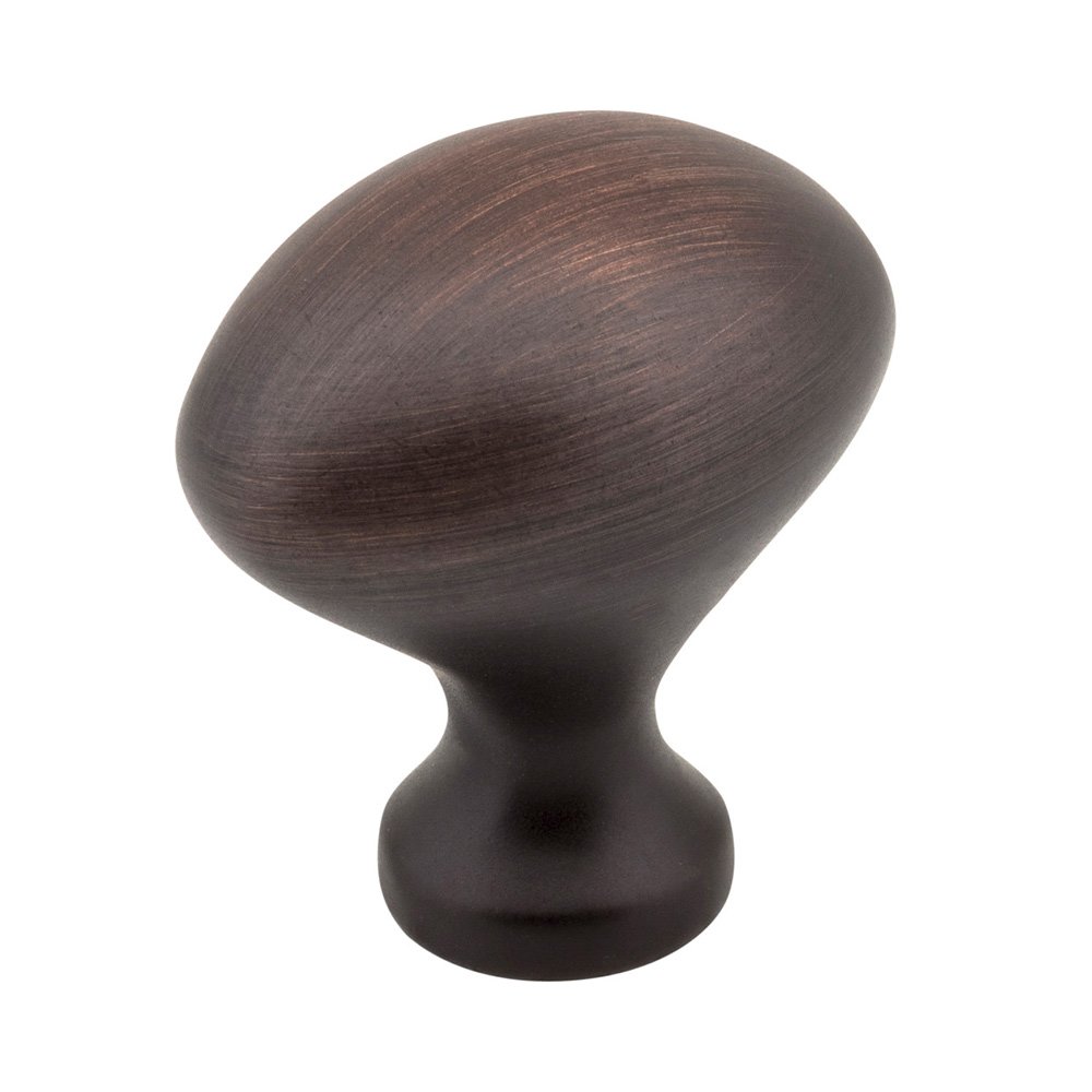 1 1/8" Egg Knob In Brushed Oil Rubbed Bronze