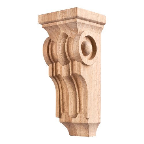 10" Romanesque Transitional Corbel in Cherry Wood