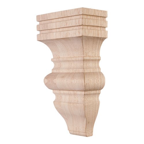 10" Baroque Traditional Corbel in Maple Wood