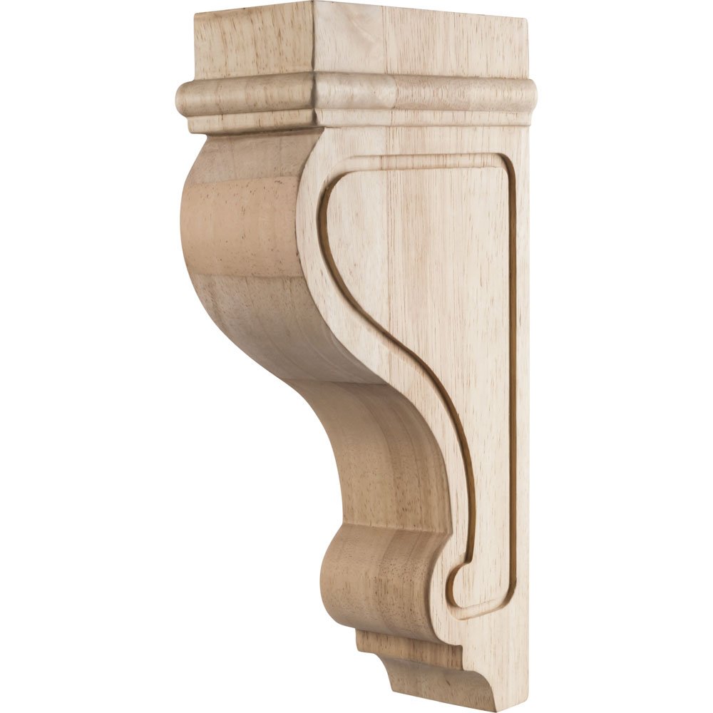 4" x 10" x 16" Transitional Arts & Craft Corbel in Cherry Wood