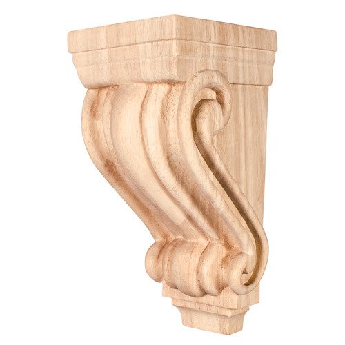Small Traditional Corbel in Alder Wood