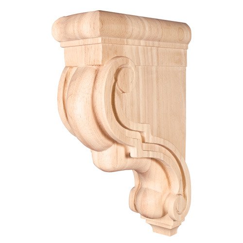 13" Traditional Corbel in Hard Maple Wood