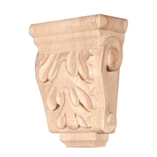 Acanthus Traditional Corbel 1 3/4" in Cherry Wood