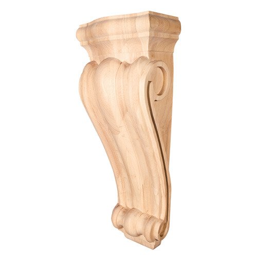 8 1/2" x 22" x 5 5/8" Traditional Corbel in Cherry Wood