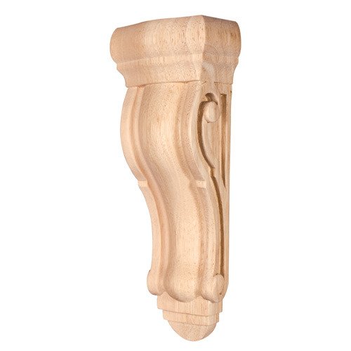 10" Rounded Traditional Corbel in Cherry Wood