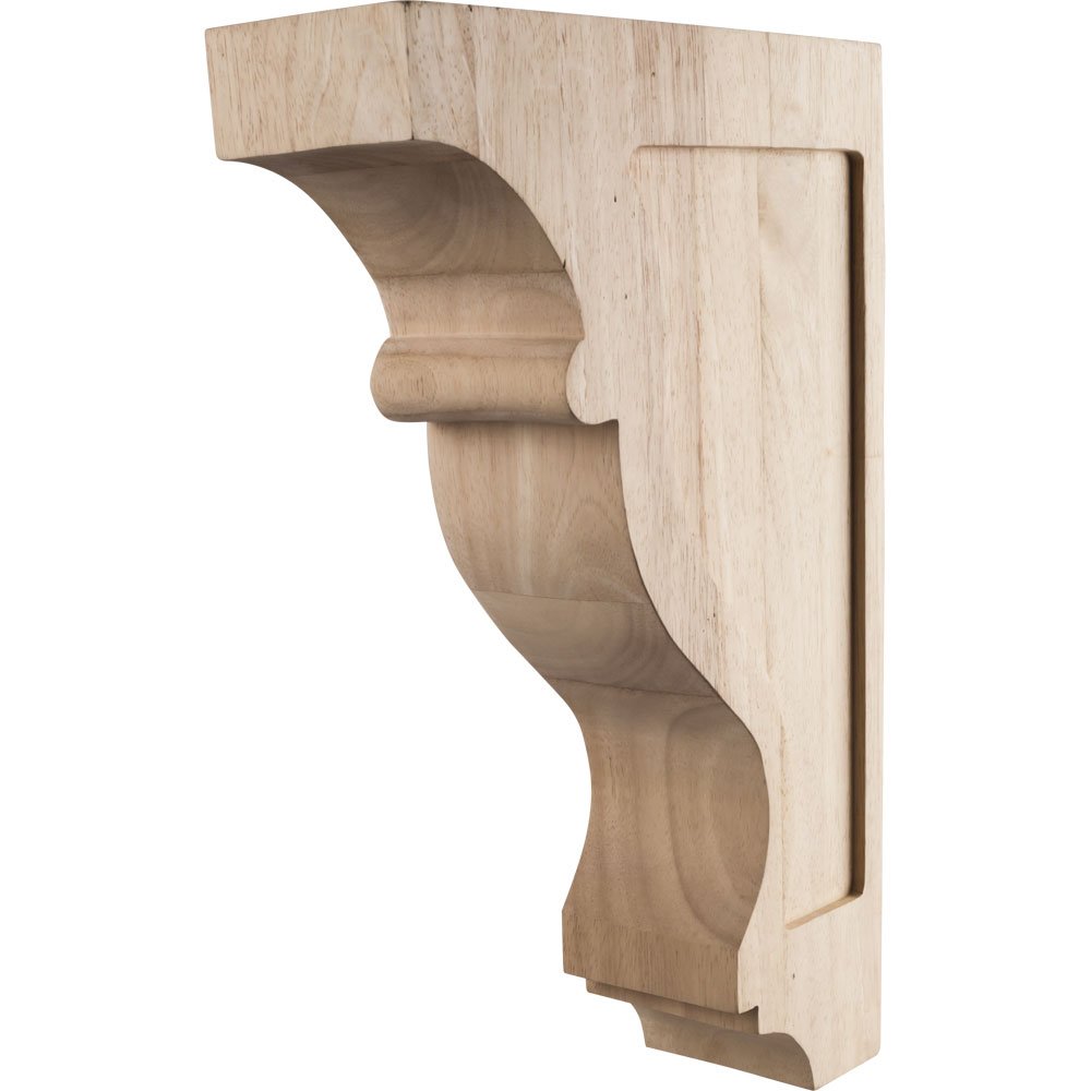 2 1/2" x 6" x 12" Transitional Contour Corbel in Cherry Wood
