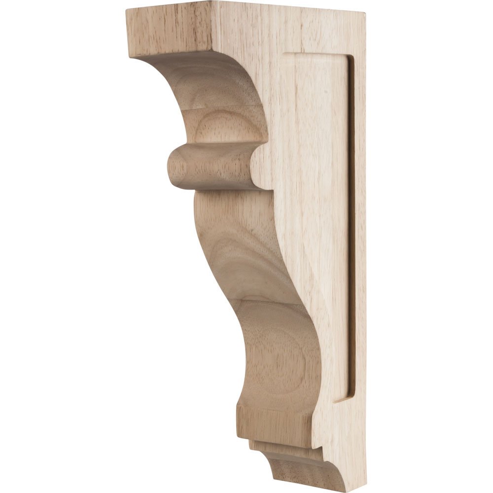 3 1/2" x 10" x 16" Transitional Contour Corbel in Hard Maple Wood