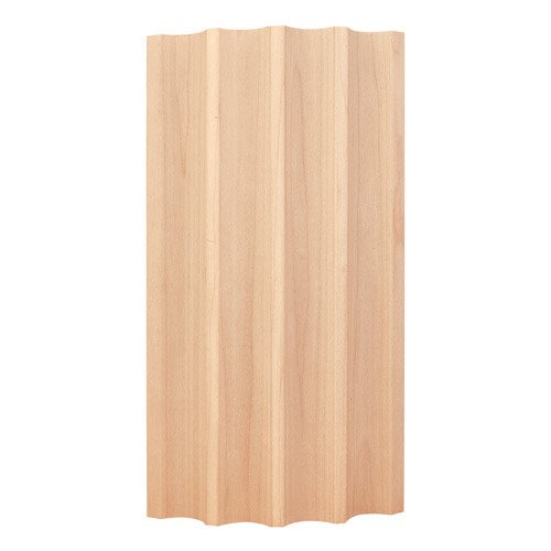 5" X 1-3/16" Curved Fluted Moulding in Maple Wood (8 Linear Feet)