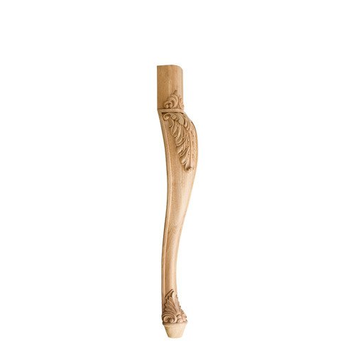 31" Acanthus Traditional Leg in Rubberwood Wood