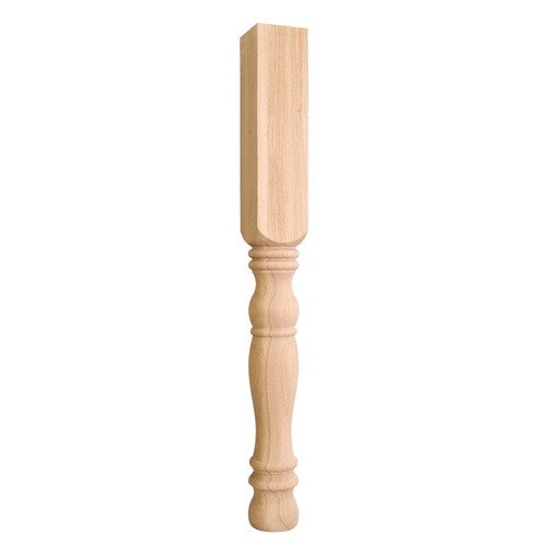 Traditional Post in Hard Maple Wood