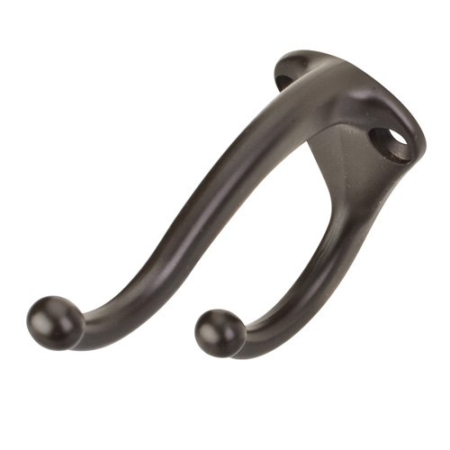 1-1/16" x 1-1/2" Robe/Coat/Hat Hook in Brushed Oil Rubbed Bronze