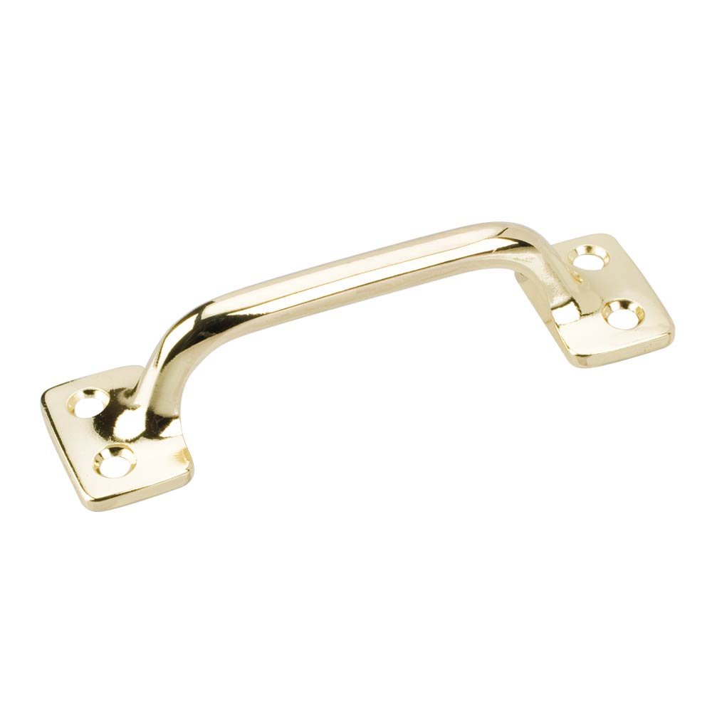 4-1/16" x 1-1/8" Sash Pull in Polished Brass