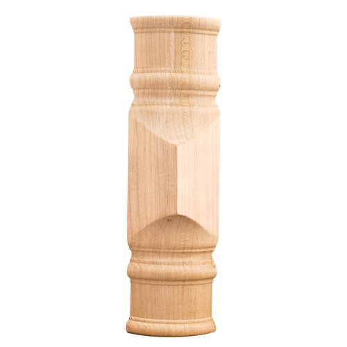 Double/Center Traditional Transition Block in Rubberwood Wood