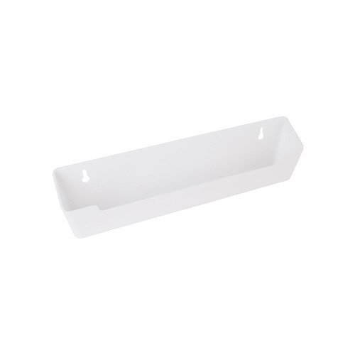Plastic Tipout 11" Tray Shallow in White