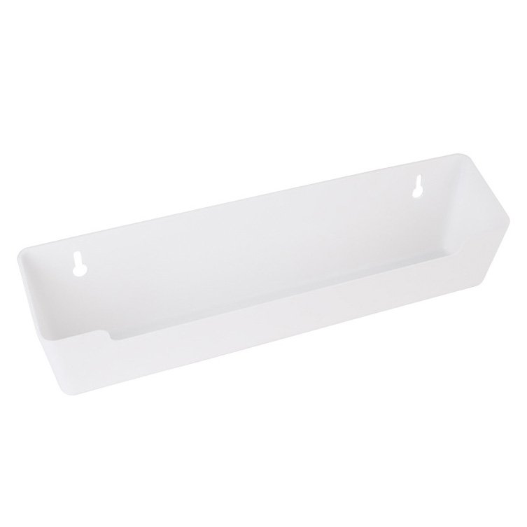 11-11/16" Plastic Tipout Replacement Tray in White